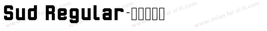 Sud Regular字体转换